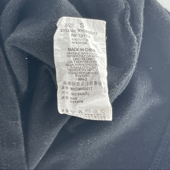 WHO.A.U Womens Cut Out Back Black Dress Size S - Picture 7 of 7